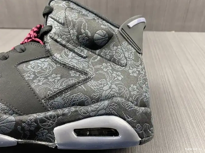 Black (W) DB9818-001 Jordan Retro Triple 6 SD 0505